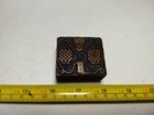 Vintage Letterpress Printing Block Sewing Repair Needle And Sewing Thread