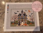 Haunted House Needlepoint Canvas Halloween Scene 18 Mesh 6 3x4 7