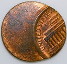 Lincoln Memorial Cent Struck Off Center Error Coin I865