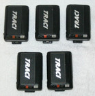 Lot Of 5 Vintage Motorola Black Pagers   Beepers W  Belt Clip Powers On As Is  2