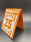 Whataburger Table Tent Number   25 Restaurant Advertising