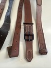 Lot Of 10 Vintage Antique Military Leather Rifle Slings Ww2
