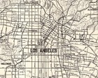 1941 Vintage Los Angeles Street Map City Map Of Los Angeles California 2961