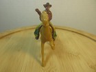 Vintage Western Old West Wrangler Cowboy Horse Plastic Mold Retro Toy Figure