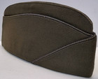 Ww2 U s  Army Officer s Wool Garrison Cap - Phila   Q m  Depot - May 30  1944