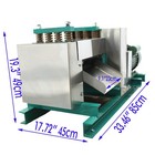 Electric 3 Roller Sugarcane Juicer 220v Industrial Sugarcane Press Juice Machine