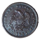 1837    Cent Pure Copper Ht 73 Low 49 Hard Times Token - Higher Grade - Ec 9987