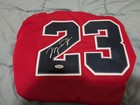 Autograph Michael Jordan Chicago Bulls Mitchell   Ness Jersey W  Coa