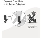 Uppababy Lower Adapters Vista Strollers Aria Mesa Bassinet Carrycot Rumbleseat