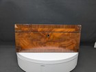Lovely  19th C  Late Victorian Burl Wood Jewelry Box For Letters Humidor Antiqe