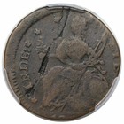 1787 Connecticut Copper  Draped Bust Left  Rare Miller 33 4-z 2  R6  Pcgs F Det 