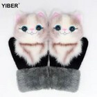 Thickened Cartoon Glove -5-15yr Winter Warm Glove Outfit Children Gloves Fashion