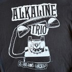 Alkaline Trio Is This Thing Cursed Punk Rock Band Rare Black Large Zip-up Hoodie