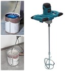 1400w Electric Concrete Mixer 6-speed Handheld Corded 110v Blue