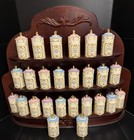 Vtg Walt Disney Spice Jar Lenox 1995 All 24 Set-plus Salt   Pepper Shaker