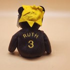 Vintage Salvino Bamm Beano s Babe Ruth Bear Plush 1998 Baseball 1927 Collectible