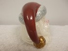 Vintage 1991 Fitz   Floyd Oci Holiday Christmas Santa Claus Salt Pepper Shaker