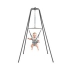 Baby Exerciser Jumper - Elite Activity Center With Safety Harness - Grey Safari