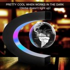 Gresus Magnetic Levitation Floating World Map Globe With C Shape Ba    Fast Ship