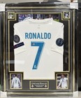 Cristiano Ronaldo Signed Real Madrid Kyiv Final Framed Beckett