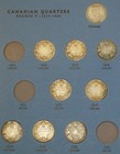 1912-1952 Canada Silver Quarter Collection 31 Coins 1912-19  925 1920-52  800