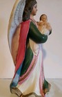 Vintage Guardian Angel With Baby Porcelain Figurine Homco Home Interiors  1436