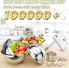 Wepsen Hand Mixer 5-speed  4 Bowls  Cups  Spoons  200w Electric