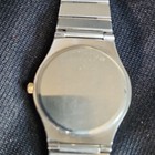 Movado Museum Quartz Water-resistant Black Dial Gold Bezel Men s Wristwatch
