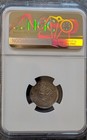 Germany Silver Heller Medieval Coin 1250-1400 Right Hand Of God Au 55 Ngc
