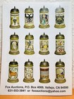 Fox Auctions Auction Catalogue Price Guide Beer Steins Shield Plaques Sep 24  15