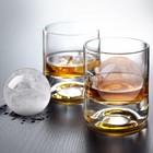 Ice Ball Maker   Reusable 2 5 Inch Ice Cube Trays  Easy Release Silicone Round I