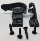 Decorative Iron Victorian Window Sash Lock Latch And Catch Flower Antique Rustic