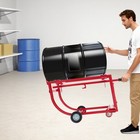 Drum Cradle 55 Gallon Drum Cradle 600lbs Capacity Oil Drum Rack With Drawbar New