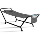 Sorbus Hammock Bed- Heavy Duty Hammock With Stand  Pillow  And Storage Pockets