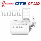 Woodpecker Dte D7 Led Dental Ultrasonic Piezo Scaler Hd-7l Handpiece With 8 Tips
