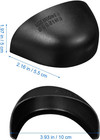 3 Pairs Steel Toe Covers For Work Shoes  Safety Toe Caps  Universal Fit  Blac   