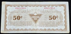 1987 Canadian Tire Money 50 Cents Bill Cash Bonus Note Sandy Mctire Scrip Vintag