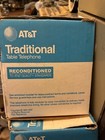Vtg  Bell System western Electric Ivory Touch Tone Desk Telephone In The Box