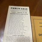 Vintage 1948 Swiss Cattle Farm Implements   Dairy Equipment  Auction