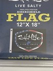 Salt Life Amerisheild Diving Flag Usa Patriotic Fishing Boating 12x18 Red White