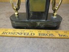 Vtg Men   s Black Swirled Bakelite 1964 Bradshaw Baseball Trophy Award 12    Tall