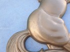 Vintage 1981 Burwood Products Gold Plastic Unicorn Wall Hanging Decor 18 X 9