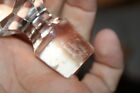 Vintage  Large  3 5 8   Clear Glass  Bottle Stopper  Item   B - 29