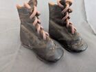 Antique Pair Of Child s 19th Century Leather Shoes