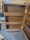 Vintage Fold Up Wooden Sewing craft Cabinet