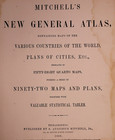 Antique 1866 Map   North America By S  Augustus Mitchell  12x15  28