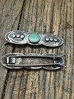 Antique Fred Harvey Era Silver Barrettes Pair