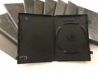 Lot 12 Empty Blank Standard Size Black Dvd Replacement Case W clear Sleeve