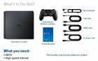 New Sony Playstation 4 Slim 1tb Or 2tb Black Gaming Console - Ps4