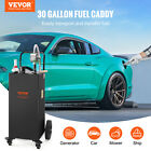 Vevor 30 Gallon Gas Caddy Fuel Diesel Oil Transfer Tank  4 Wheels Portable  Pump